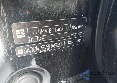 2017 Jaguar F-Pace S из США, поврежденный, VIN SADCM2BV8HA899691